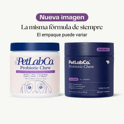 Probióticos para perros. Masticables blandos para alergias estacionales, salud intestinal y digestiva. Ingredientes de primera calidad revisados por veterinarios - Suplementos