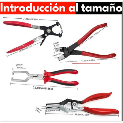 Kit profesional de abrazaderas de manguera