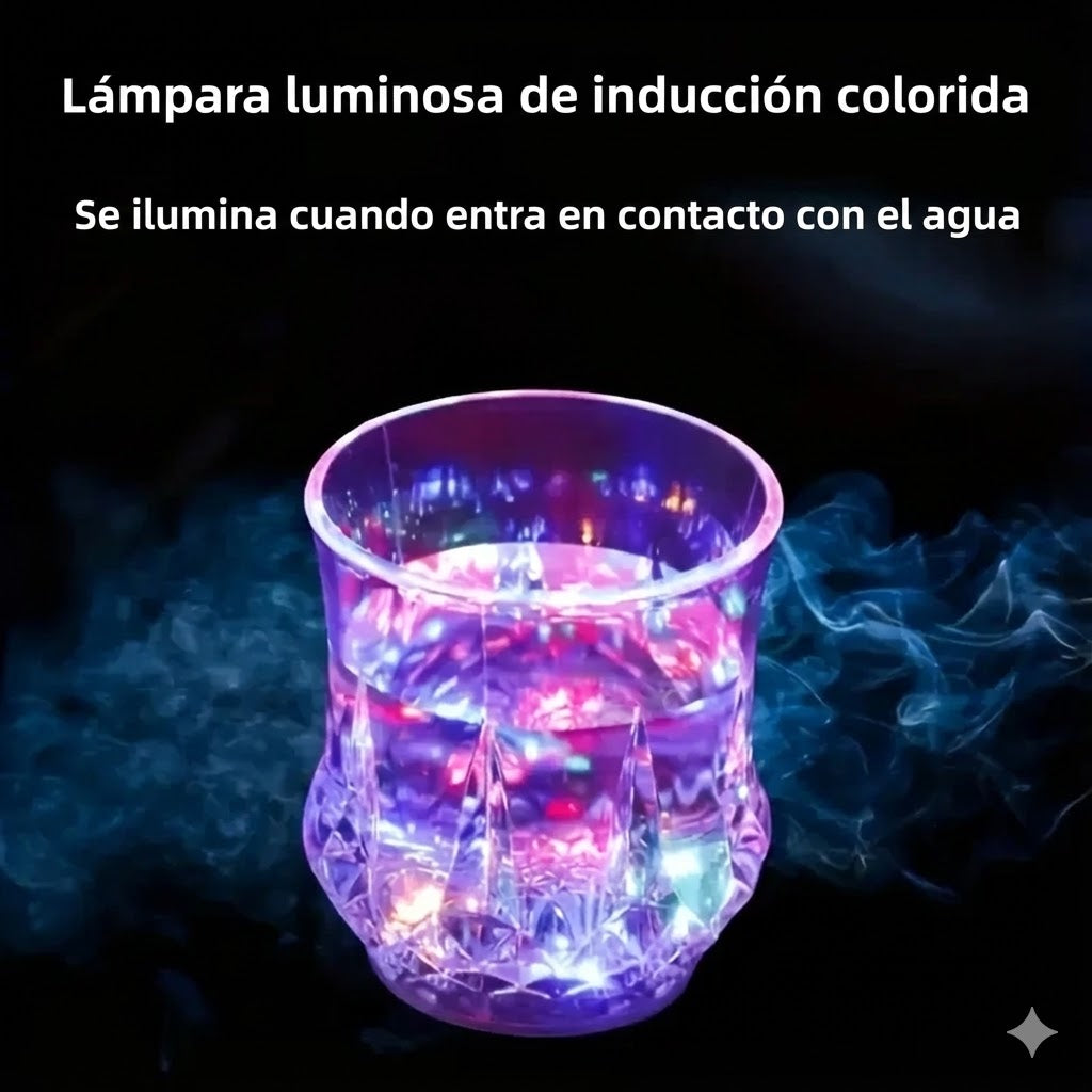 Vasos con luz LED - Activados por líquido