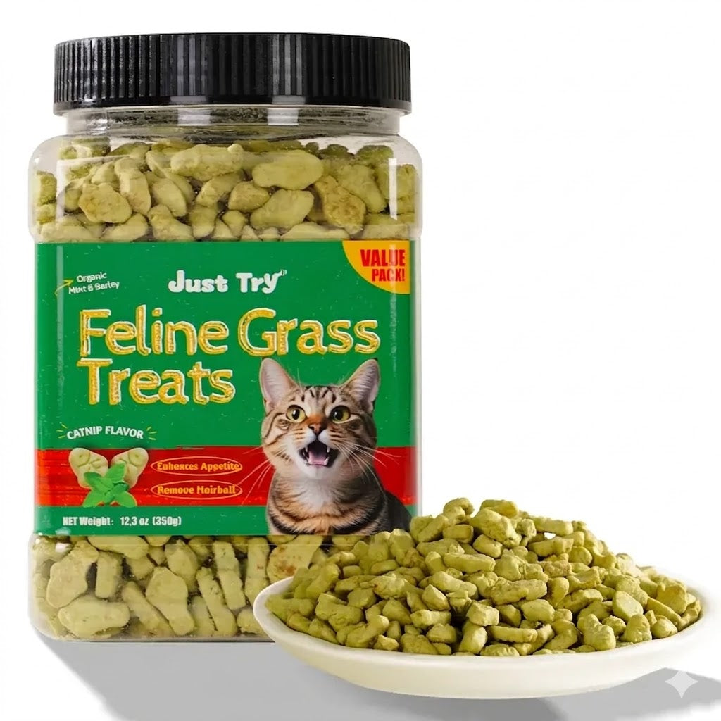 Golosinas de hierba para gatos - 350 gramos