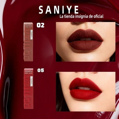 Labial Líquido Mate Larga Duración Tono Intenso Ligero