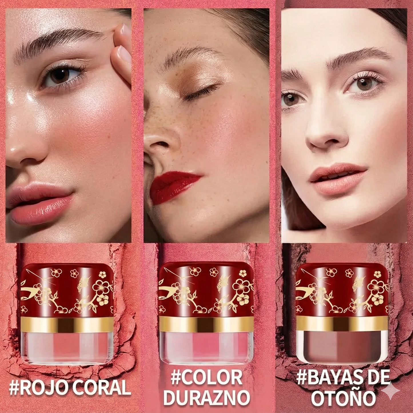 Set de Colorete Rápido - 3 Tonos