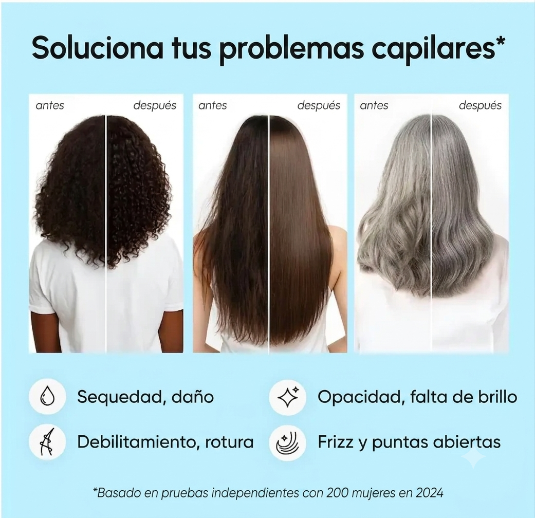 Alisado Capilar Serum con Aceite de Aguacate y Argán