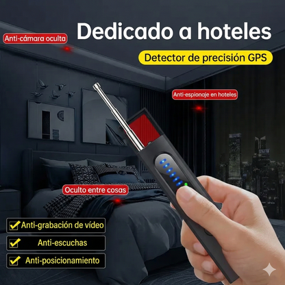 Detector de cámaras ocultas y GPS - Portátil