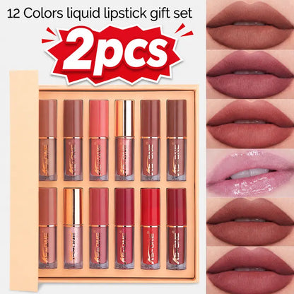 Color Duradero Set de Labiales Líquidos Mate Hidratante