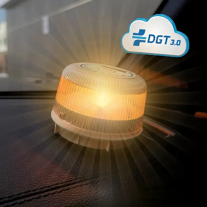 LUZ DE EMERGENCIA V16 Obligatoria conectada a DGT