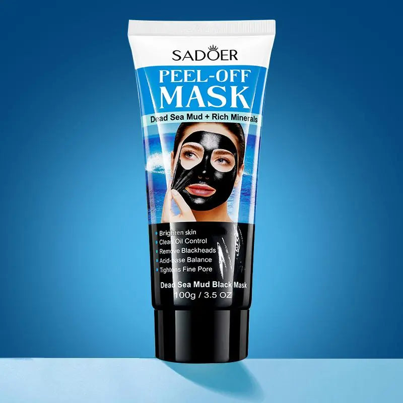 Mascarilla negra de barro del Mar Muerto + Mascarilla limpiadora peel-off rica en minerales