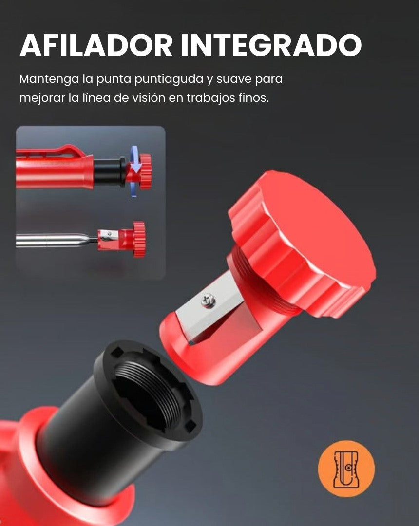 Juego de 24 lápices resistentes para construcción y carpintería