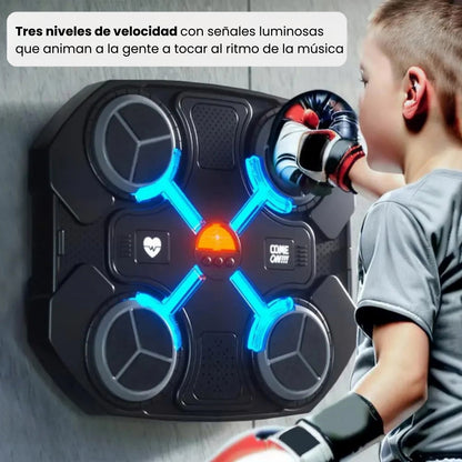 PunchFlow Kids™: boxeo controlado por música para acción y diversión