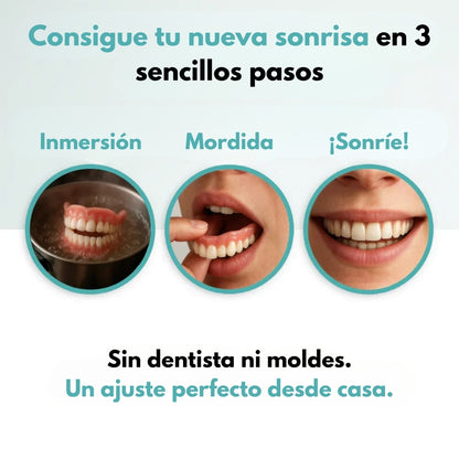 Prótesis dentales totalmente funcionales y personalizadas TrueEase™
