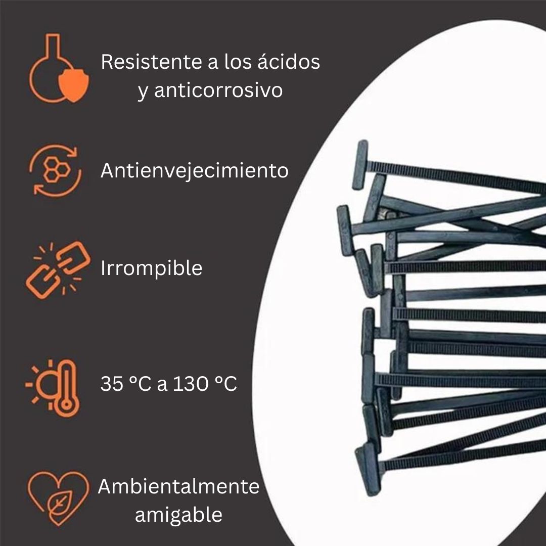 100 hebillas universales Talaporr para bridas de cables, bridas con hebilla, herramienta multiusos de plástico para reparaciones diarias de automóviles (20 unidades)
