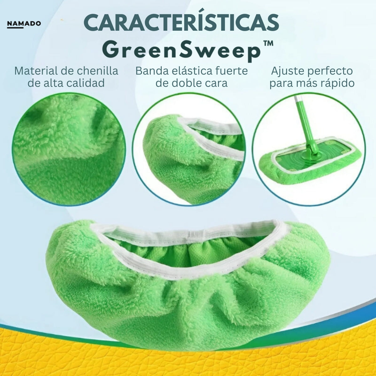 GreenSweep™ - Trapeador reutilizable para Swiffer | 2+2 GRATIS