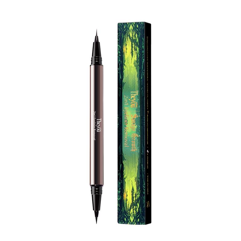 Delineador Líquido Waterproof de Larga Duración y Punta Dual