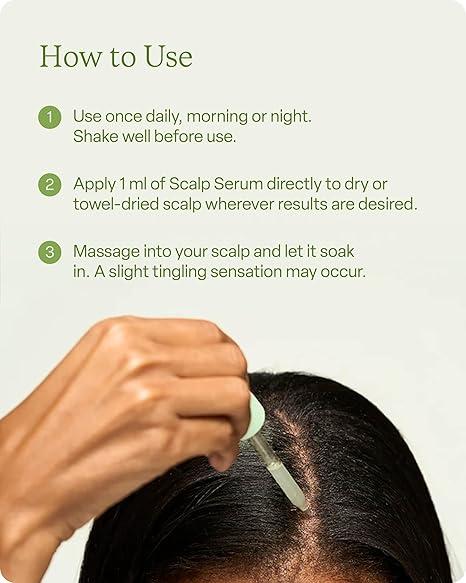 Suero capilar Talaporr para un cabello más abundante y grueso, y un cuero cabelludo sano, 30 ml - 1 paquete de mezcla para el cuidado del cabello