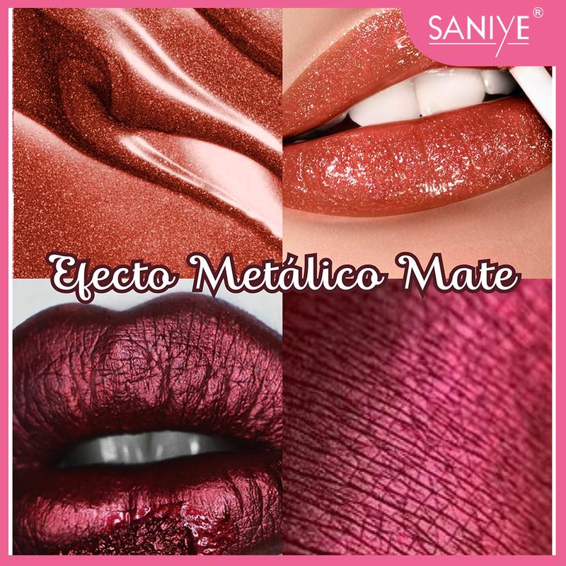 Labios Radiantes Gloss Mate Color Intenso y Brillo Durable