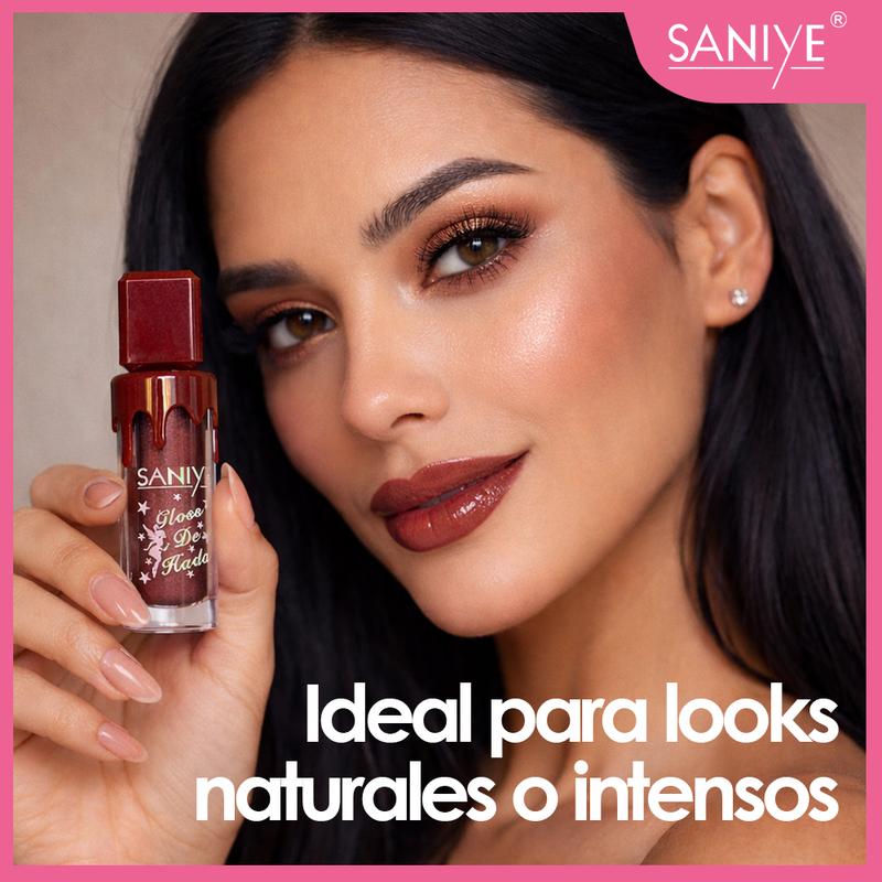 Labial Líquido Brillo Duradero con Glitter Alta Pigmentación