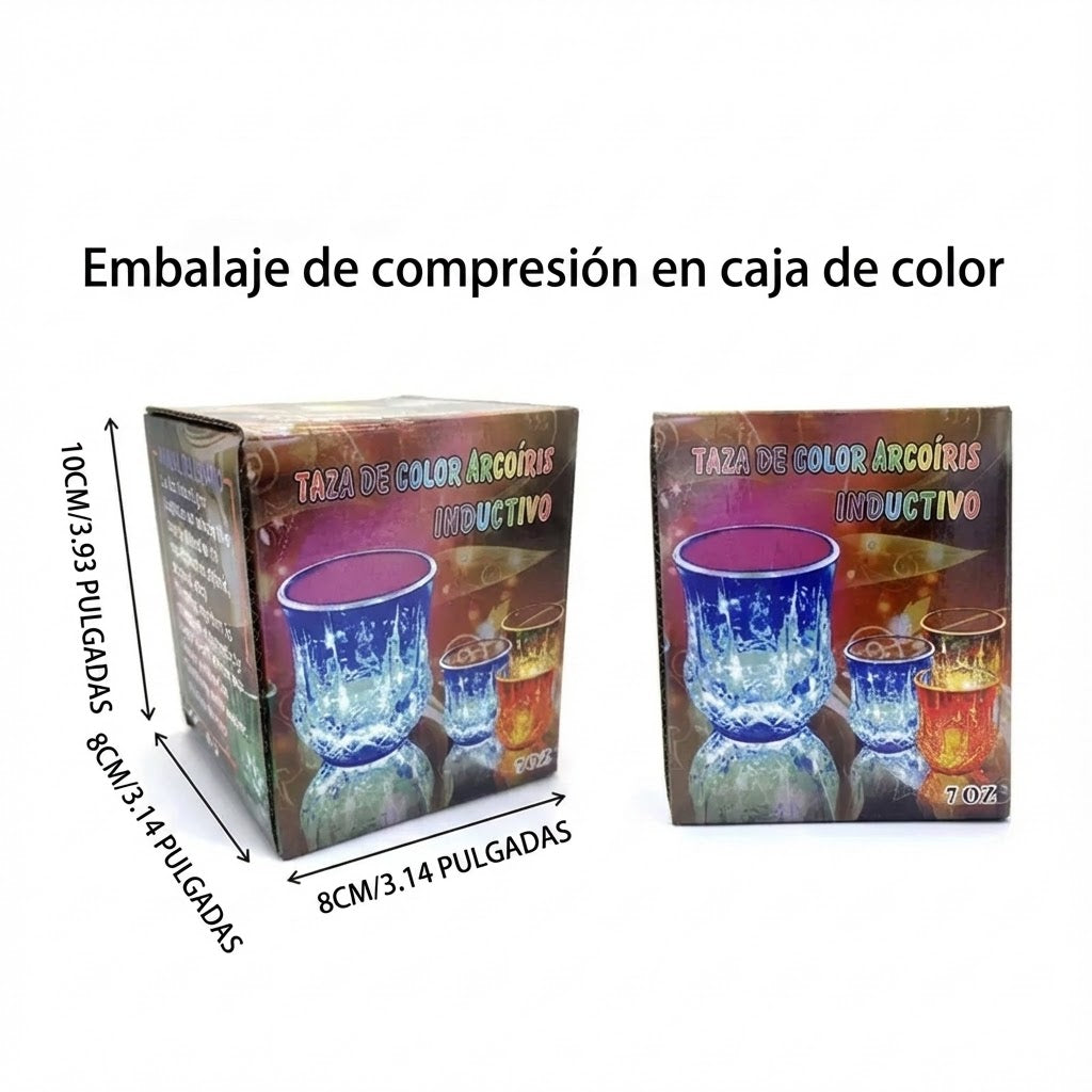 Vasos con luz LED - Activados por líquido