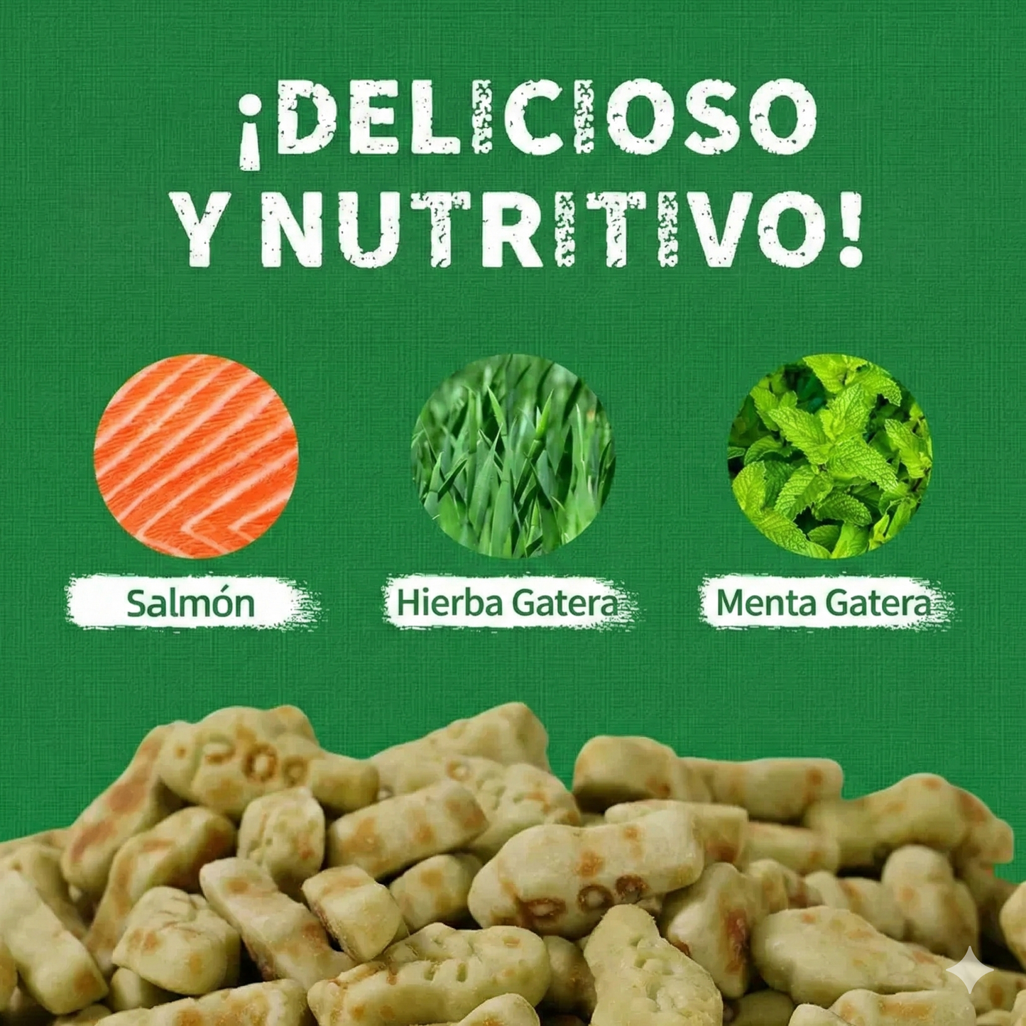 Golosinas de hierba para gatos - 13.4 oz