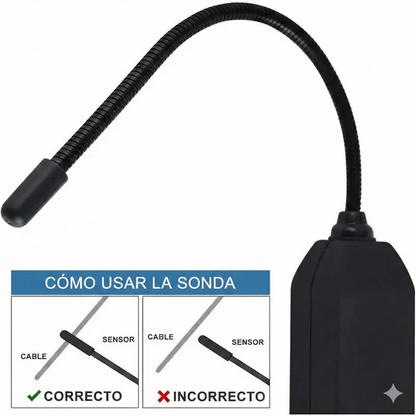 Comprobador de circuitos automotrices: detector de circuitos abiertos y cortocircuitos