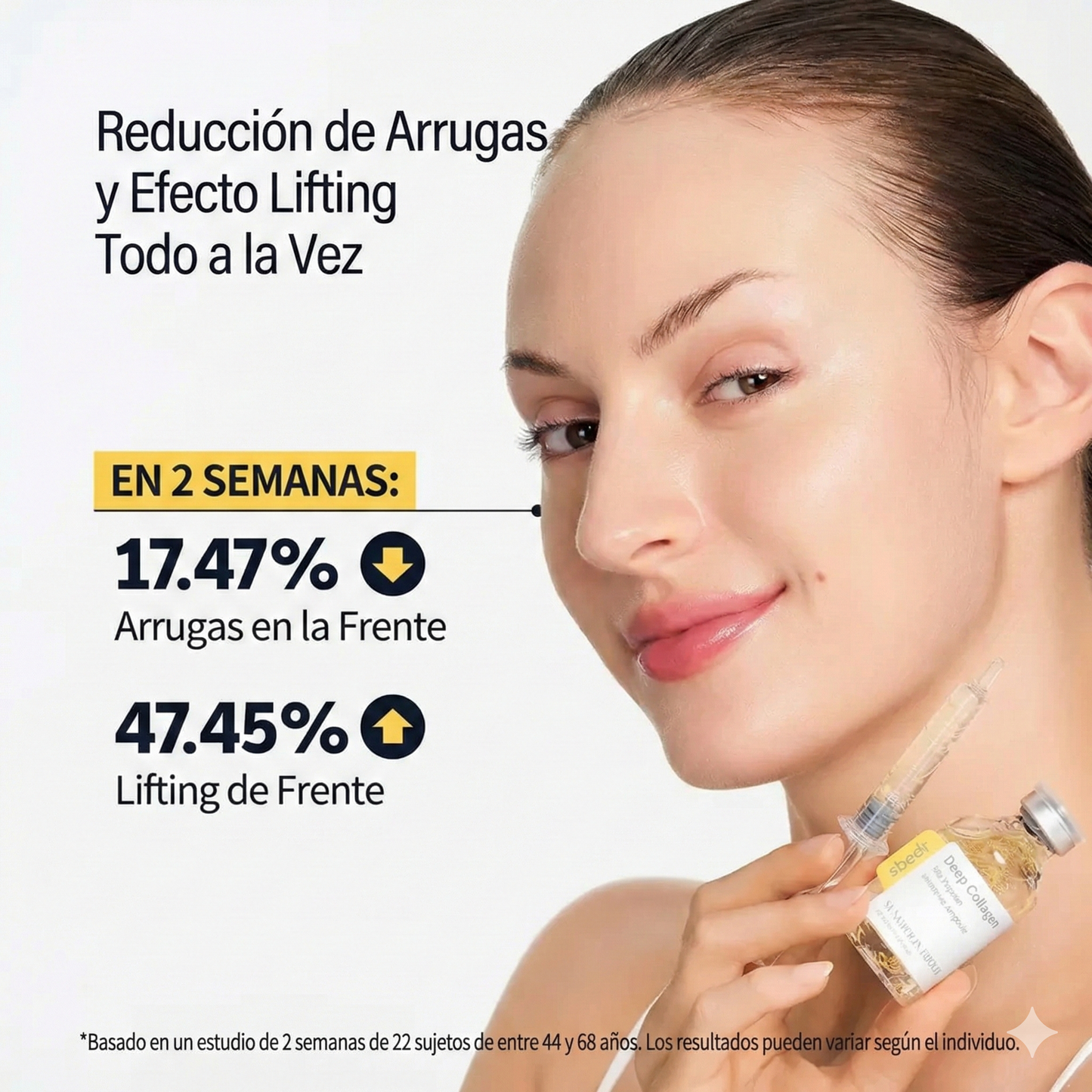 Ampolla con péptidos de seda para efecto lifting - Antiedad (40 ml)