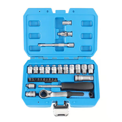 Kit de herramientas universal de 29 piezas con tubos, brocas y extensiones