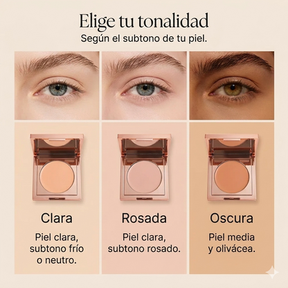 Corrector de ojeras en crema CC
