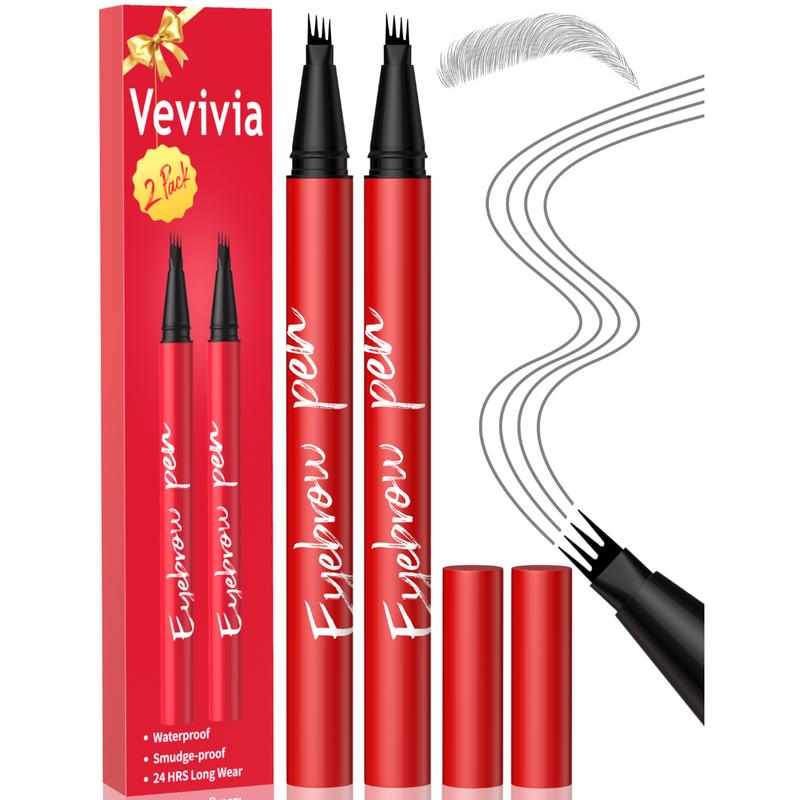 Delineador de Cejas 2 Unidades Trazos Naturales Duraderos