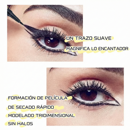 Delineador de ojos líquido resistente al agua - A prueba de manchas