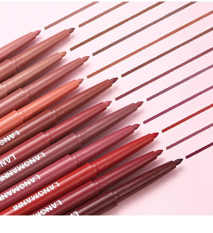 Paquete de 12 - Definición Precisa Lápiz de Labios Mate Textura Suave Impermeable