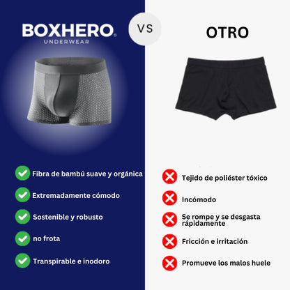 BOXER DE FIBRA DE BAMBÚ | BOXHERO