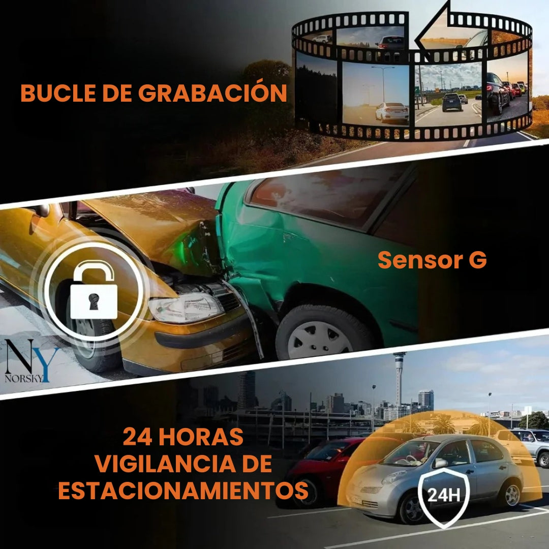 NORSKY-CAM-PRO™ - La cámara para salpicadero de 310°