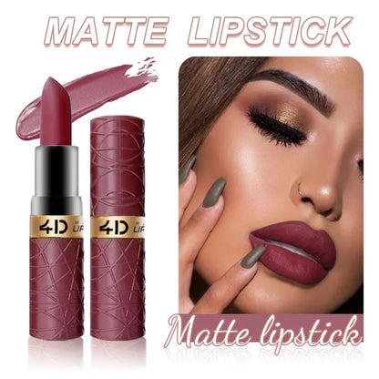 Color Duradero Set de Labiales Mate Hidratantes Suaves 6 Piezas