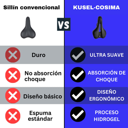 Sillín ergonómico universal KUSEL-Premium