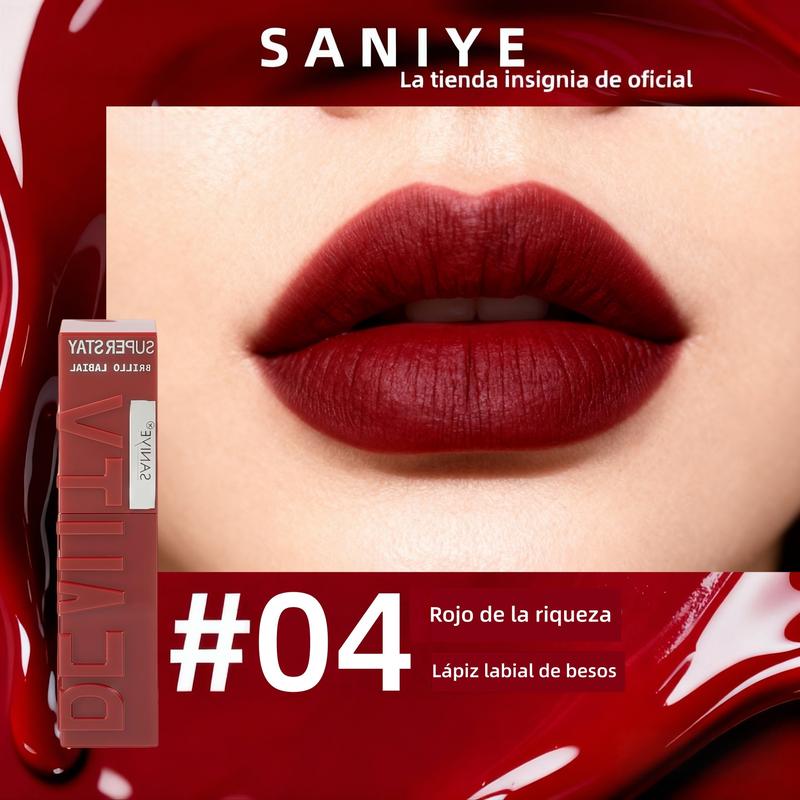 Labial Líquido Mate Larga Duración Tono Intenso Ligero
