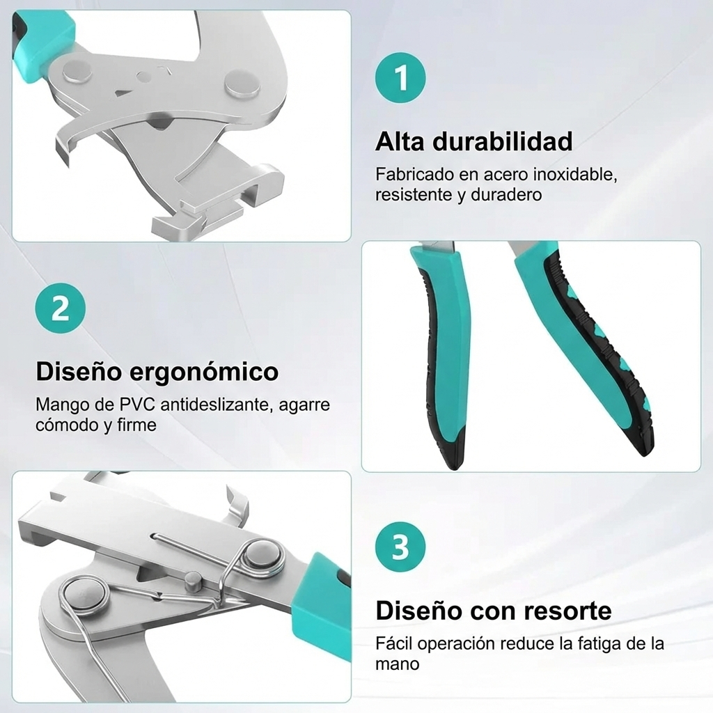 Alicates para extraer clips de fijación de automóviles - De alta resistencia