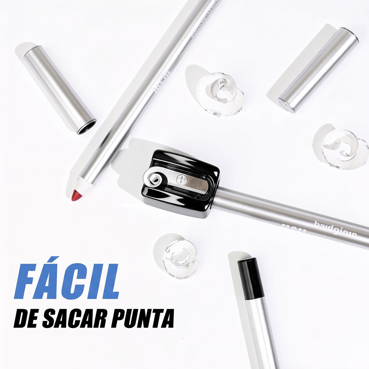 Lápiz delineador de ojos resistente al agua (24 horas) – Fórmula cremosa de larga duración