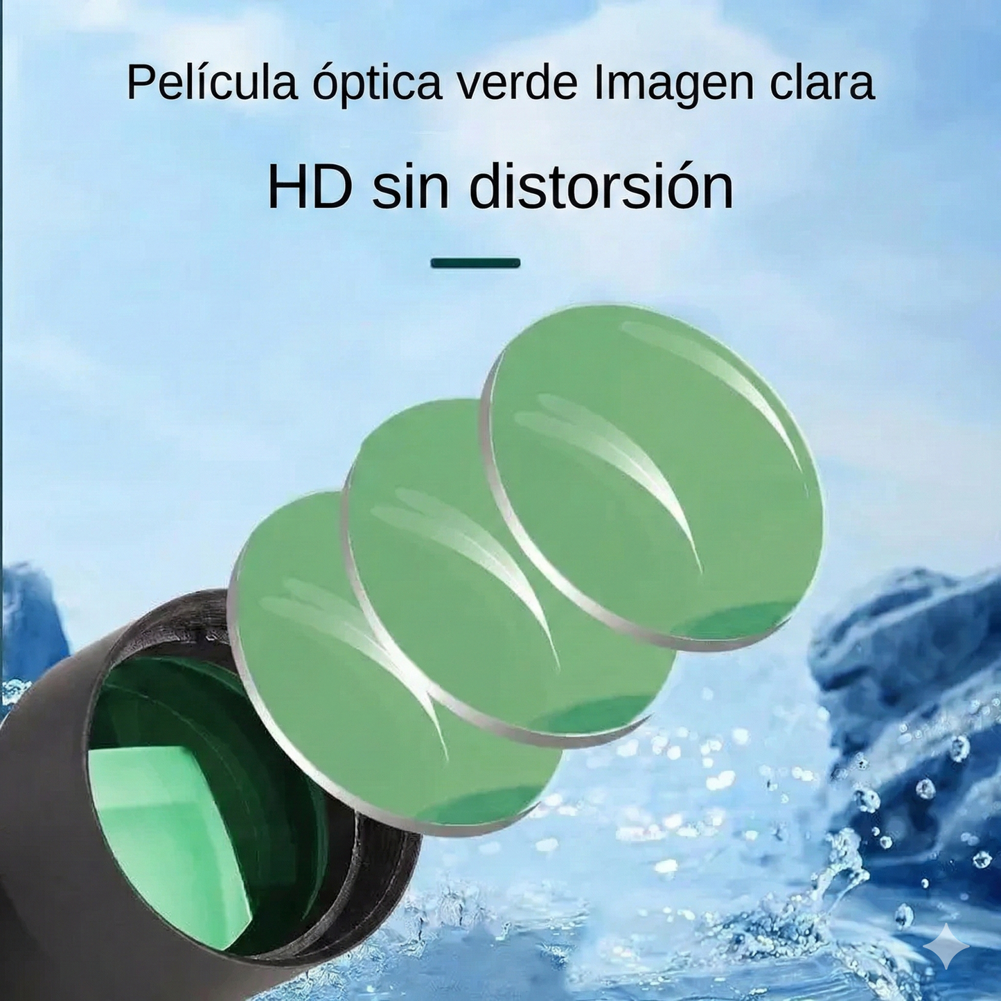 Telescopio monocular portátil HD de gran aumento