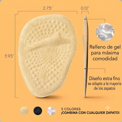 Paquete de 4 - Alivio Del Dolor Almohadillas Metatarsianas Para Mujer Cómodas