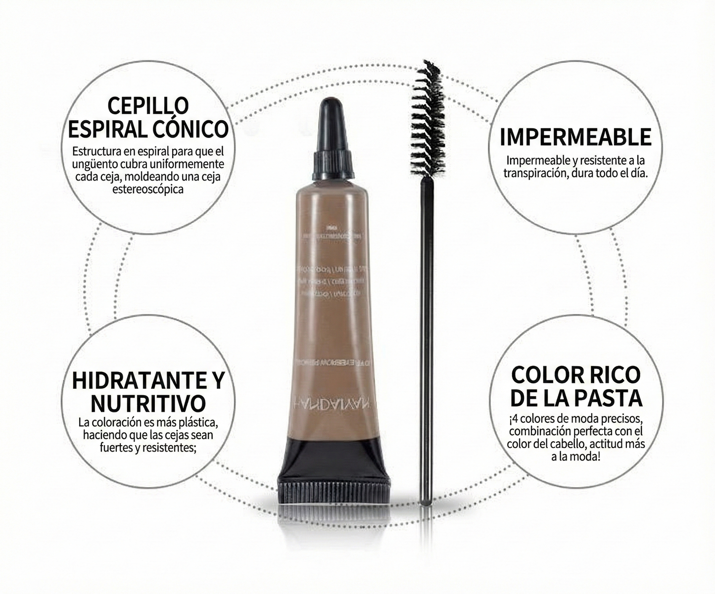 Kit Tinte de Cejas Waterproof - Larga Duración