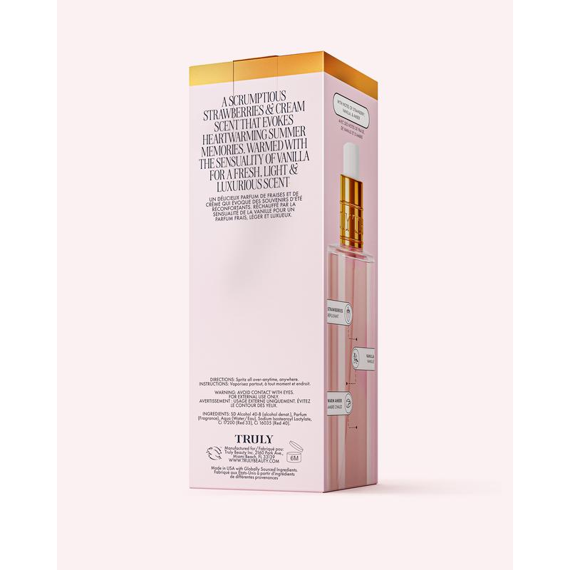 Bruma perfumada de helado suave - Aroma a fresa y vainilla
