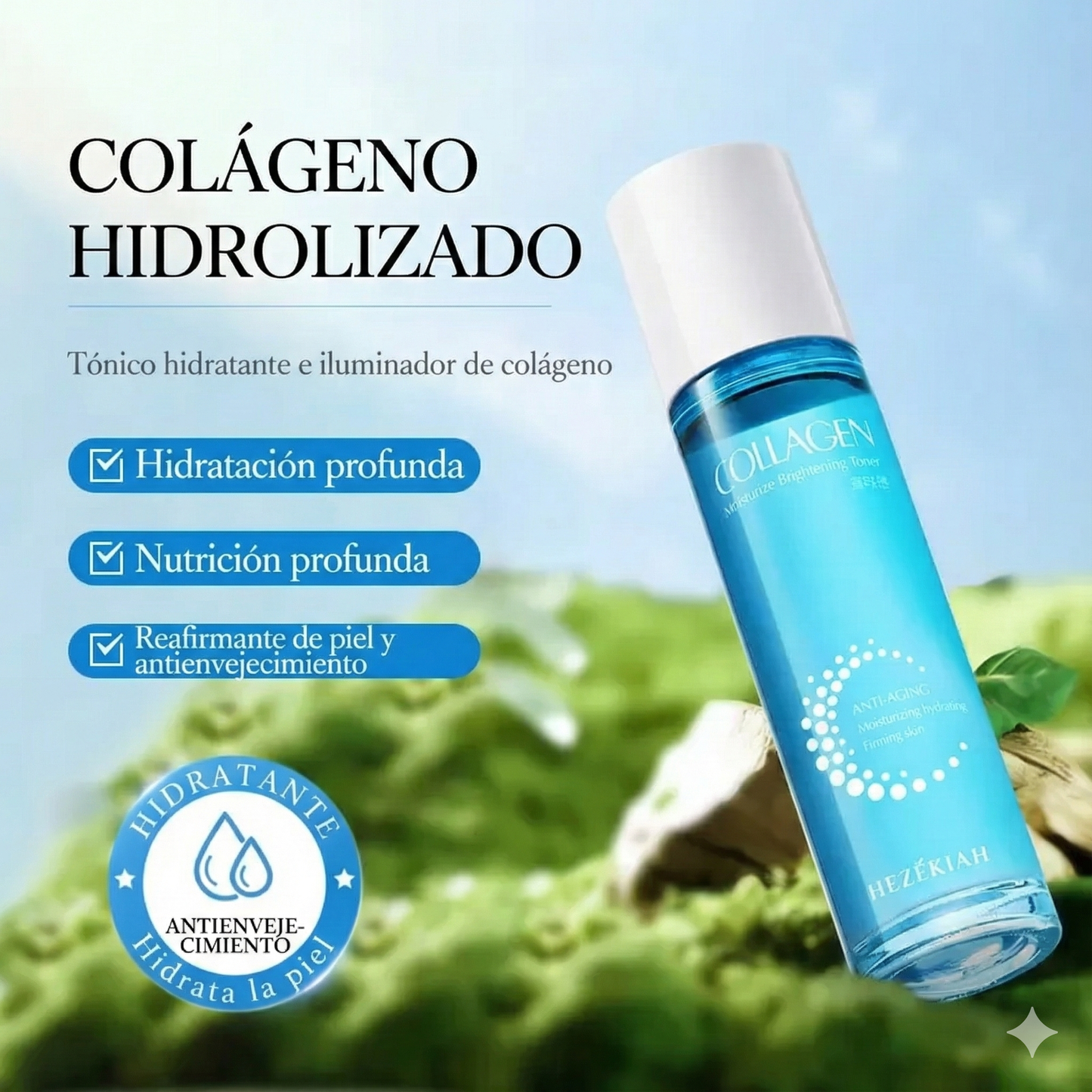 (6 piezas) Set antiedad de colágeno - Hidratante