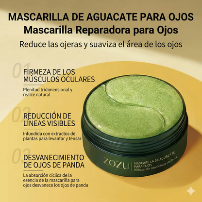 Mascarilla hidratante de aguacate para ojos (60 unidades)