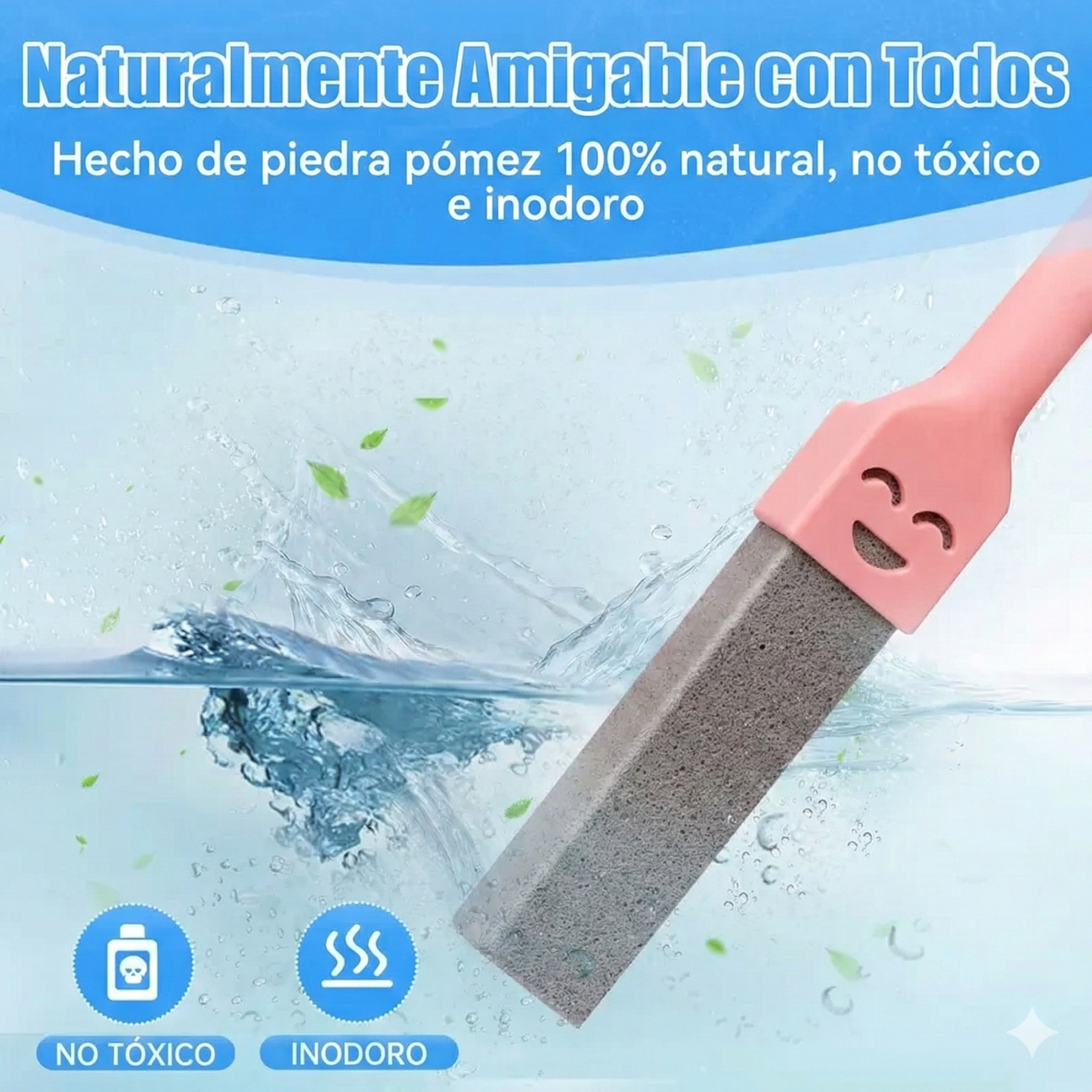 Paquete de 12 - Piedra pómez para inodoro