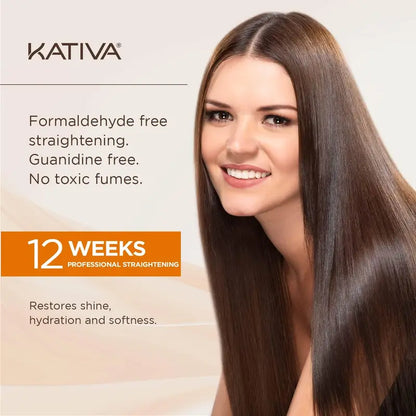 Kit de alisado brasileño Talaporr: cabello más liso durante 12 semanas, con aceite de argán y manteca de karité.