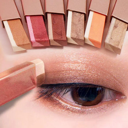 6 unidades - Sombra de ojos en barra de dos colores