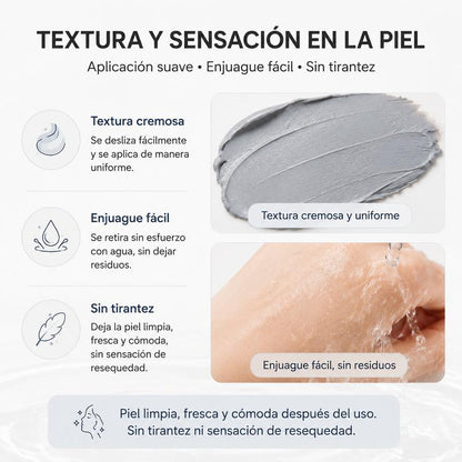 Limpieza Profunda Stick de Arcilla Volcánica con Carbón Activado
