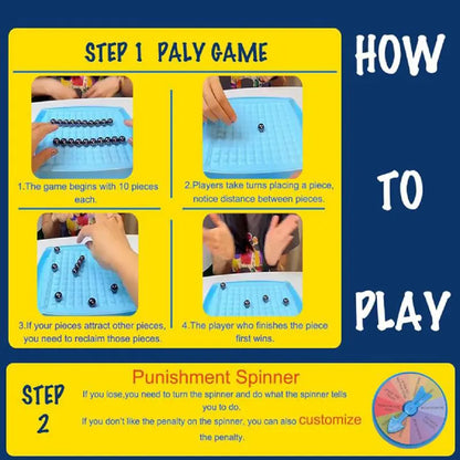 Set de Juego de Ajedrez Mejorado – Divertido Juego de Mesa de Estrategia Multijugador con 40 Piedras, Juego Familiar y de Fiesta para Niños y Adultos para Desarrollar la Inteligencia, 2 a 4 Jugadores