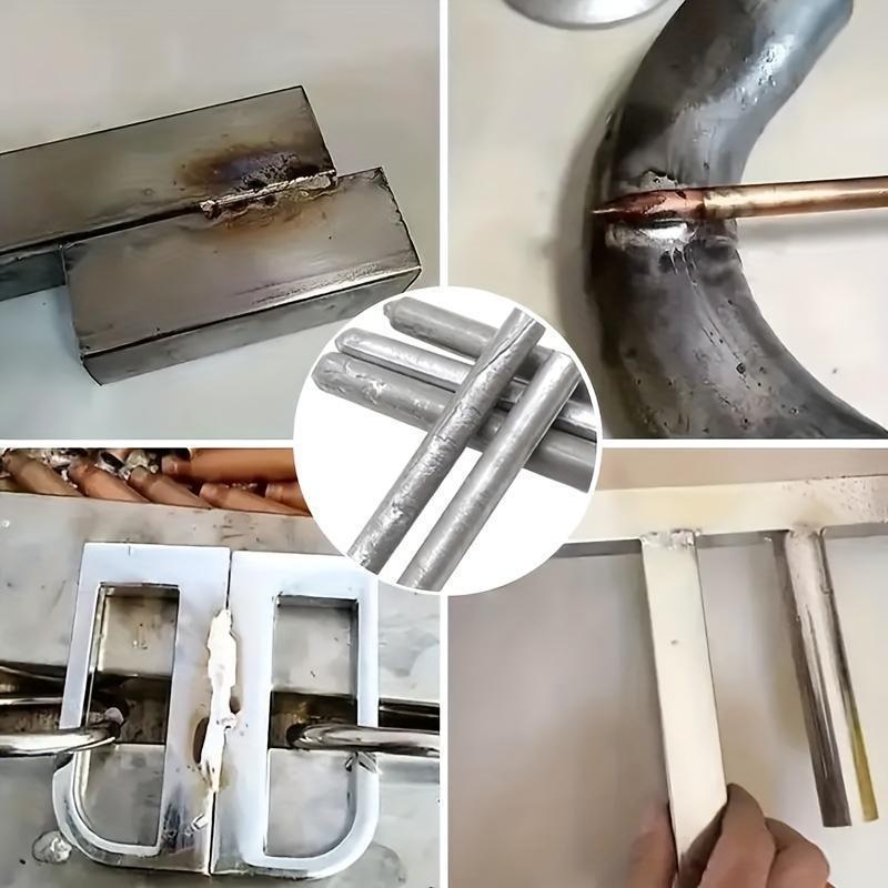 Varillas de soldadura de aluminio de baja temperatura - con núcleo fundente