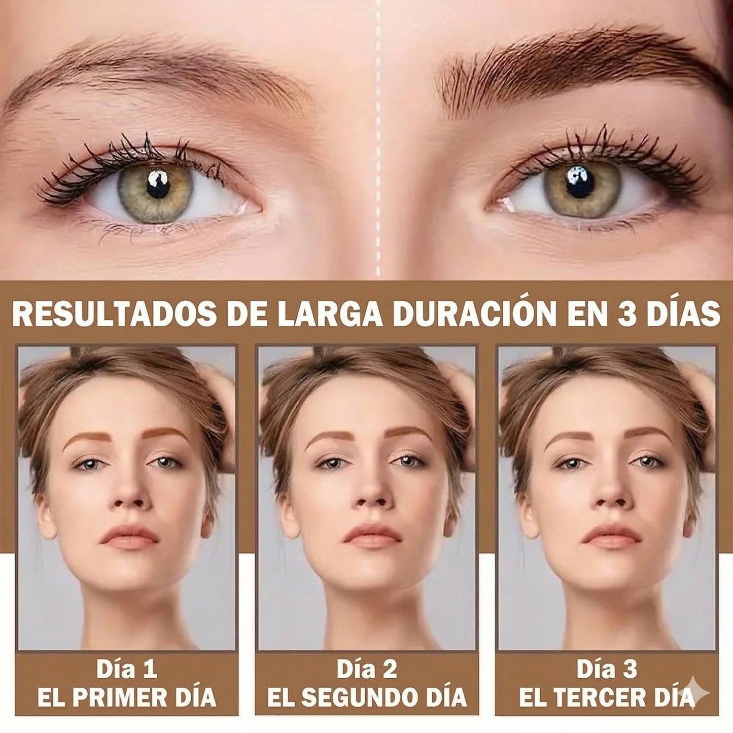 Gel para cejas de fácil remoción — Resistente al agua y al sudor