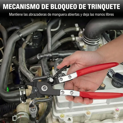 Juego de alicates para abrazaderas de manguera - Alcance largo (9 piezas)